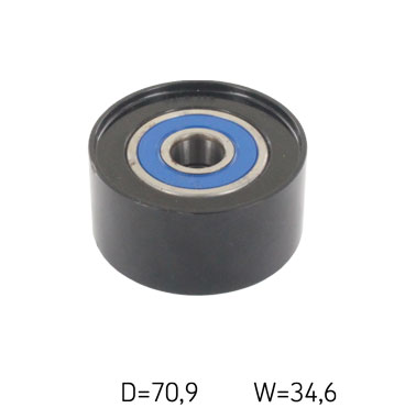 SKF VKM 64005 - ROLKA PASKA WIELOROWK. MAZDA 2.0D-2.2D