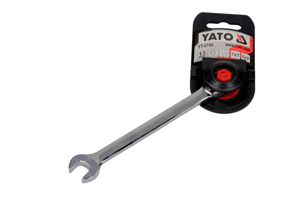 YATO YT-0194 - KLUCZ PŁASKO-OCZKOWY 13 MM Z GRZECHOTKĄ