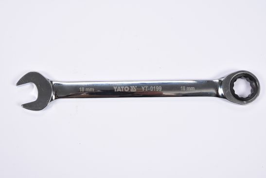 YATO YT-0199 - KLUCZ PŁASKO-OCZKOWY 18 MM Z GRZECHOTKĄ