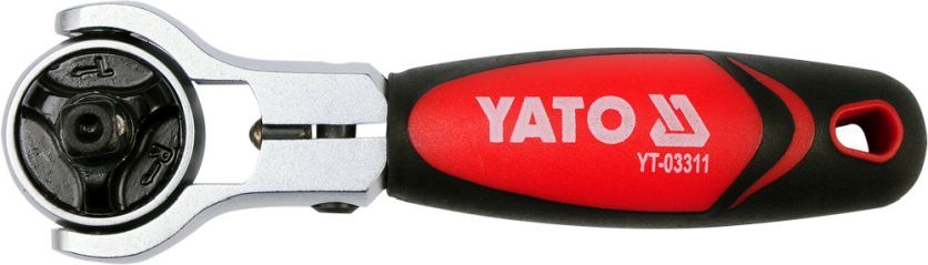 YATO YT-03311 - GRZECHOTKA 1-4 Z OBROTOWĄ GŁOWICĄ DO BITÓW I NASADEK