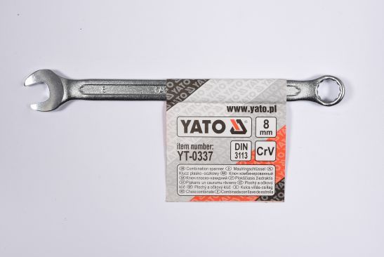 YATO YT-0337 - KLUCZ PŁASKO-OCZKOWY 8 MM