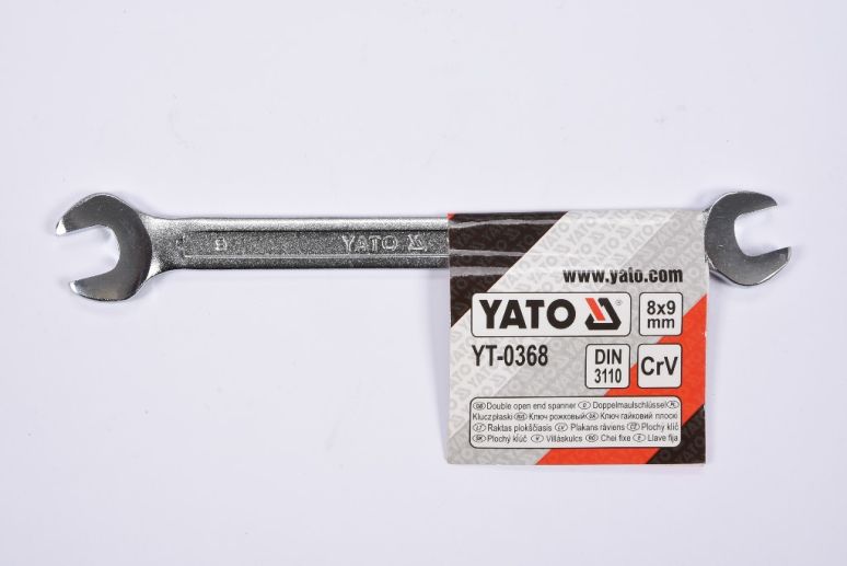 YATO YT-0368 - KLUCZ PŁASKI 8X9MM