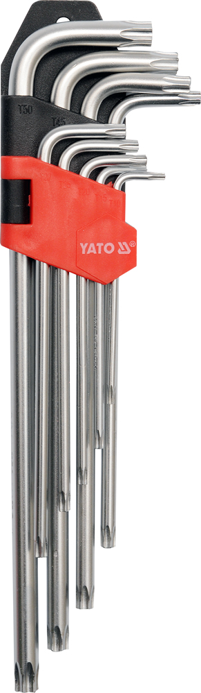 YATO YT-0512 - KLUCZE IMBUSOWE TORX T10 - T50 DŁUGIE CR-V. 9CZ