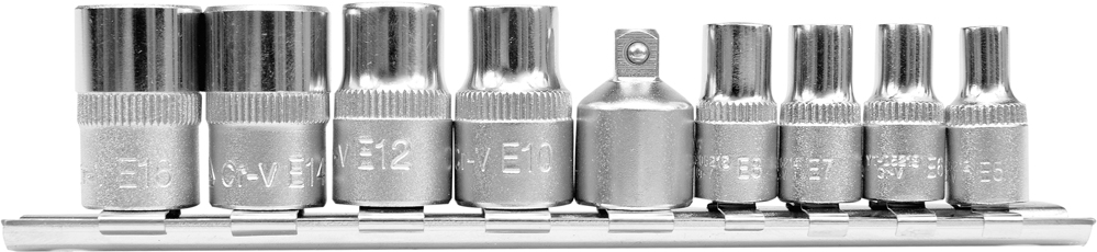 YATO YT-0520 - KLUCZE NASADOWE TORX C.V. E5-E16 9CZ.
