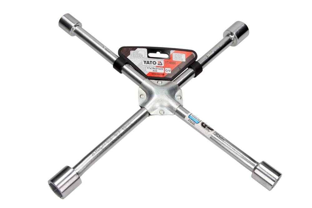 YATO YT-0800 - KLUCZ KRZYŻAKOWY DO KÓŁ CR-V 17X19X21X22
