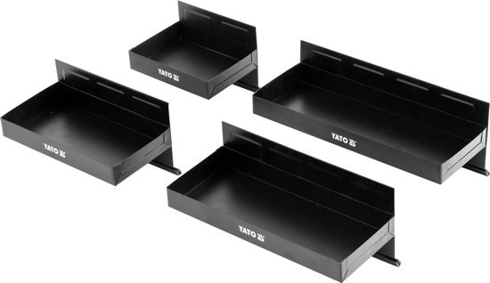 YATO YT-08682 - ZESTAW PÓŁEK MAGNETYCZNYCH 4 SZTUKI