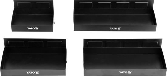 YATO YT-08682 - ZESTAW PÓŁEK MAGNETYCZNYCH 4 SZTUKI