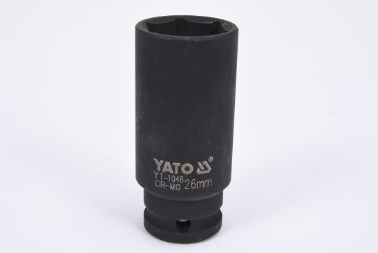 YATO YT-1046 - NASADKA 1-2 UDAROWA 26 MM X 78 MM 6-KĄTNA DŁUGA