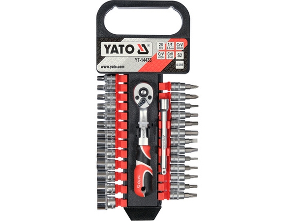 YATO YT-14433 - KOMPLET NASADEK Z AKCESORIAMI 1-4. 28CZ