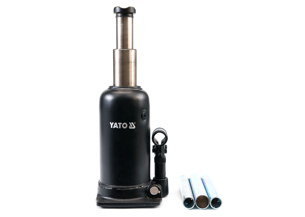 YATO YT-1711 - PODNOŚNIK HYDRAULICZNY SŁUPKOWY BUTELKOWY TELESKOPOWY 5T 230-500MM YATO