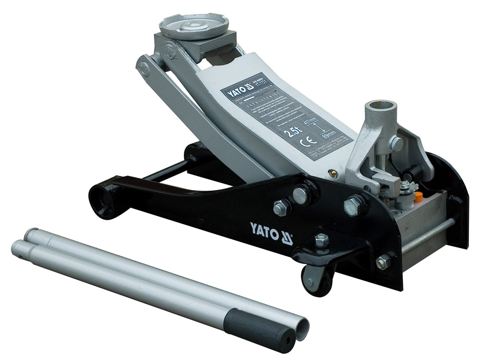 YATO YT-1721 - PODNOŚNIK HYDRAULICZNY SAMOCHODOWY 2.5T ŻABA 87-455MM YATO