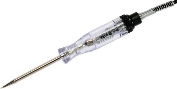 YATO YT-2866 - SAMOCHODOWY PRÓBNIK NAPIĘCIA 6-12V. KABEL 90CM