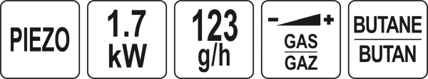 YATO YT-36720 - PALNIK GAZOWY-LAMPA LUTOWNICZA