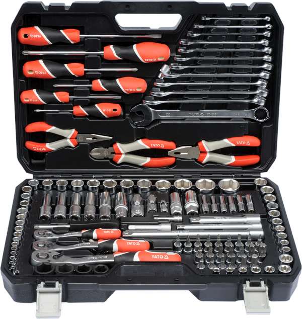 YATO YT-38881 - ZESTAW NARZĘDZIOWY 1-4. 3-8. 1-2 KPL 129 SZT