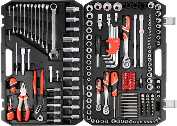 YATO YT-38941 - ZESTAW NARZĘDZIOWY 1-4. 3-8. 1-2 KPL 225 SZT