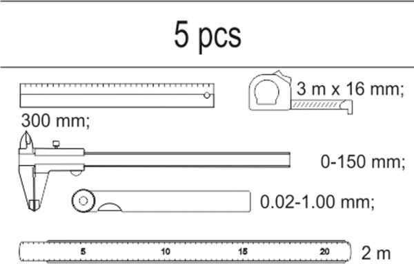 YATO yt-55474 - WKŁAD DO SZUFLADY NARZ. MIERNICZE 5CZ.