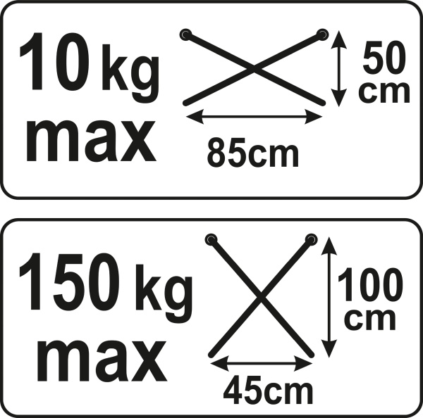 YATO YT-5555 - STOJAK LAKIERNICZY ROZSTAWNY 150KG