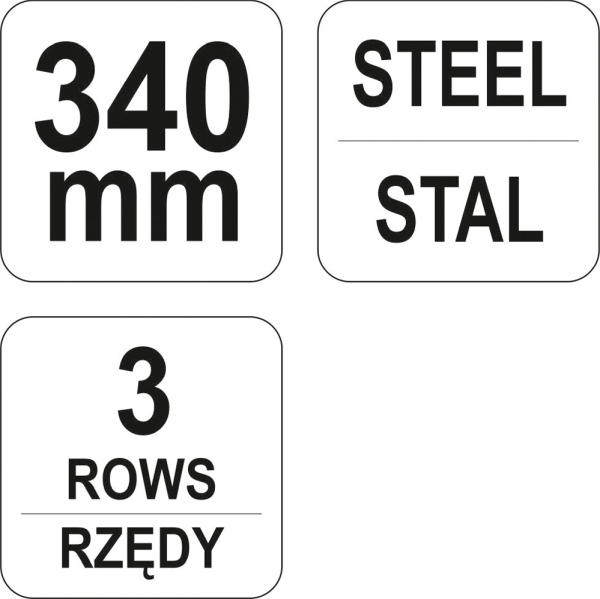 YATO YT-6330 - SZCZOTKA DRUCIANA Z PLASTIKOWĄ RĄCZKĄ