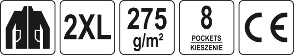 YATO YT-8024 - BLUZA ROBOCZA DUERO ROZM. XXL