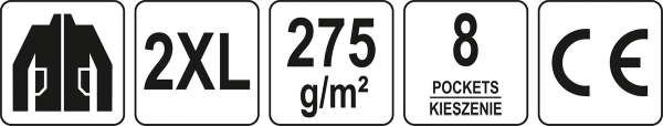 YATO YT-8024 - BLUZA ROBOCZA DUERO ROZM. XXL