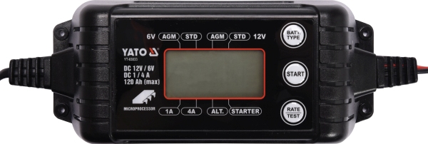 YATO YT-83033 - PROSTOWNIK ELEKTRONICZNY 6-12V 1-4A