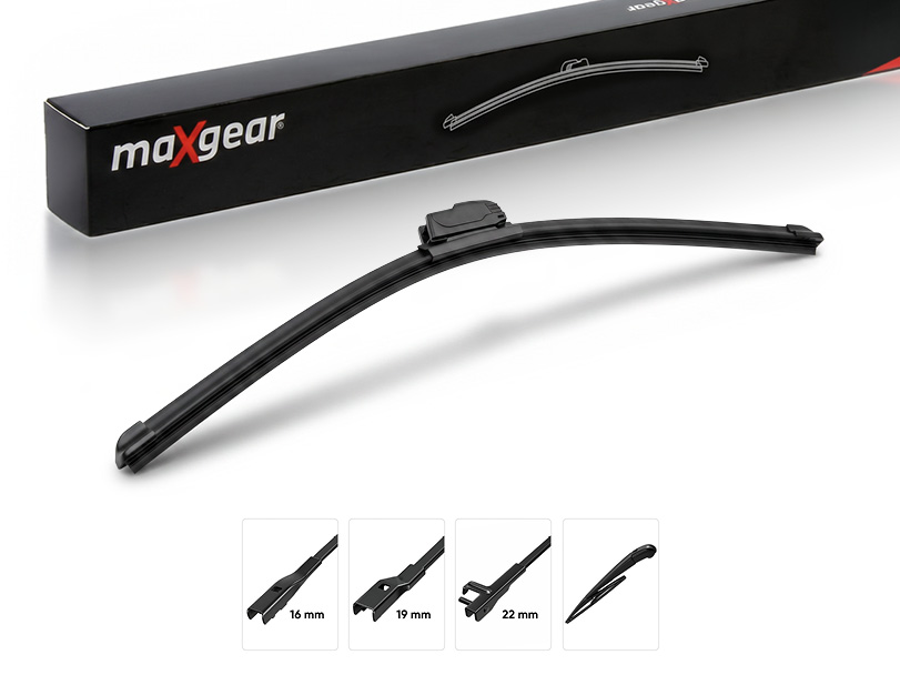 Maxgear 39-0602 - PIÓRO WYCIERACZKI 400MM-16 1 SZT. TYŁ BEZPRZEGUBOWA MULTI 8 ADAPTERÓW = 8 MOCOWAŃ