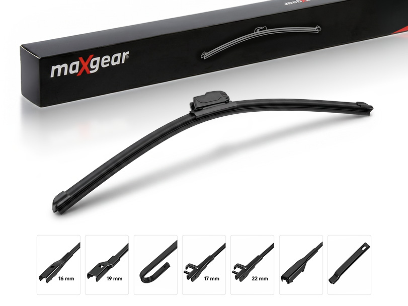 Maxgear 39-9400 - PIÓRO WYCIERACZKI 400MM-16 1 SZT. BEZPRZEGUBOWA MULTI 8 ADAPTERÓW = 13 MOCOWAŃ