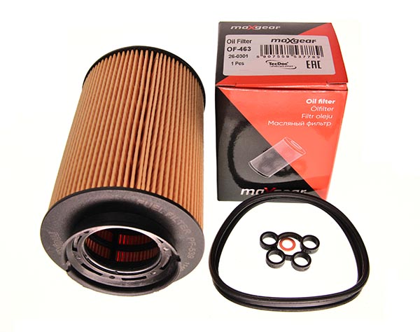 Maxgear 26-0163 - FILTR PALIWA VW 1.9-2.0TDI 04- A3-GOLFV-TOURAN-CADDY-OCTAVIA 04- Z KOŁNIERZEM