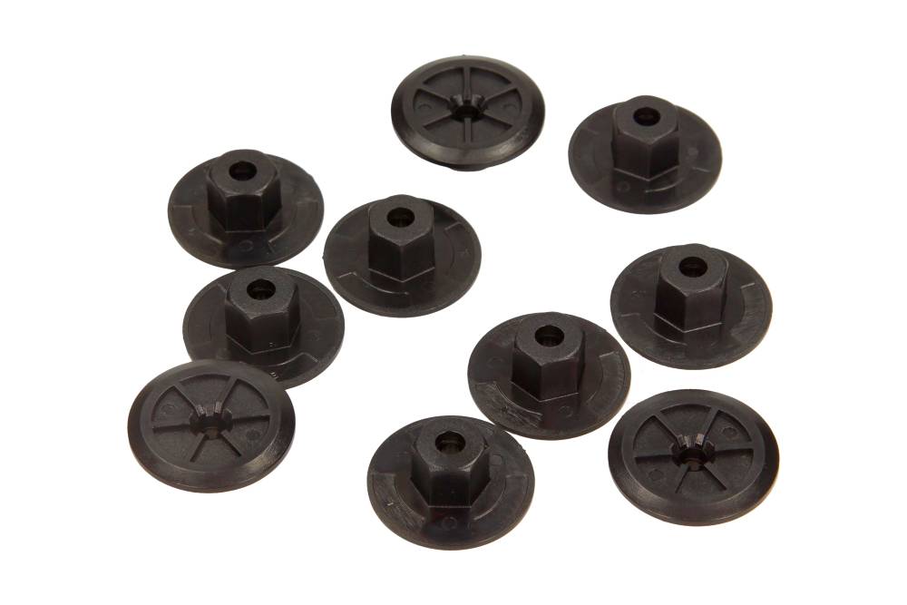 Romix C10031 - NAKRĘTKA PLASTIKOWA NADKOLI - TAPICERKI - KOMORY SILNIKA BMW - CITROEN - DB - SEAT - PEUGEOT - VW 10SZT.