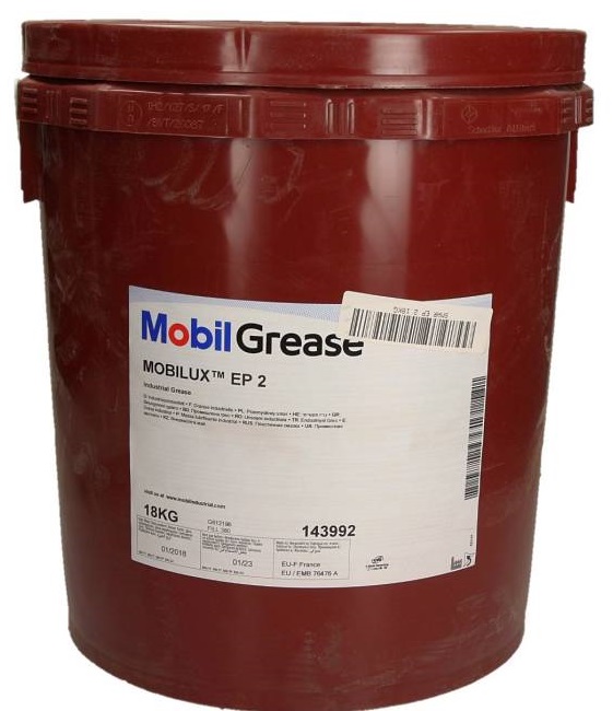 Mobil 143992 - SMAR DO ŁOŻYSK MOBILUX EP-2 18KG - MOBIL