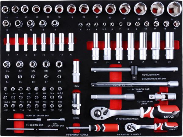 YATO YT-55290 - WÓZEK WARSZTATOWY 211 ELEMENTÓW