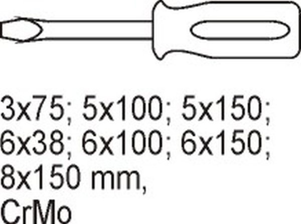 YATO YT-5535 - WKŁADKA DO SZUFLADY WKRĘTAKI 7CZ.
