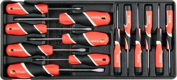 YATO yt-55455 - WKŁAD SZUFLADY ZESTAW WKRĘTAKÓW 13 CZ