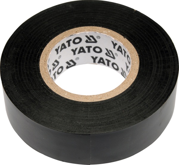 YATO YT-8165 - TAŚMA ELEKTROIZOLACYJNA 19MMX20M CZARNA
