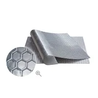 SAMOPRZYLEPNA MATA GŁUSZĄCA 50 X 50 CM Z ALUMINIUM / PLASTER MIODU / BOLL