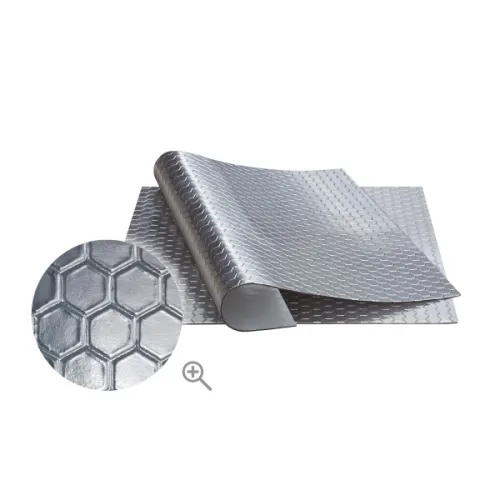 SAMOPRZYLEPNA MATA GŁUSZĄCA 50 X 50 CM Z ALUMINIUM / PLASTER MIODU / BOLL