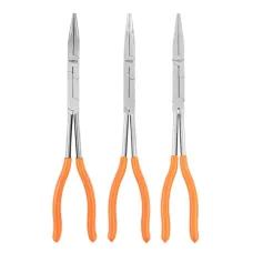 NEO TOOLS 01-293 — SZCZYPCE Z PODWÓJNYM PRZEGUBEM CRV, 3 EL.