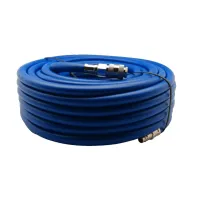 PRZEWÓD PROSTY 10MM PCV BLUE ZBROJONY ZE ZŁĄCZAMI - 20M