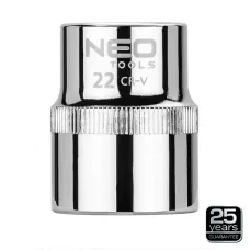 NEO TOOLS 08-022 — NASADKA SZEŚCIOKĄTNA 1/2, 22 MM, SUPERLOCK
