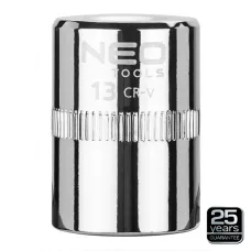 NEO TOOLS 08-231 — NASADKA SZEŚCIOKĄTNA 1/4, 13 MM, SUPERLOCK