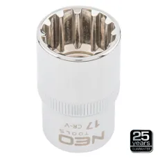 NEO TOOLS 08-589 — NASADKA SPLINE 1/2 17MM