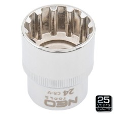 NEO TOOLS 08-596 — NASADKA SPLINE 1/2 24MM