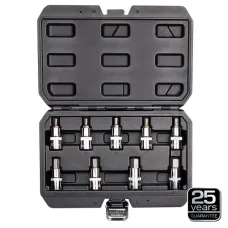 NEO TOOLS 08-705 — KOŃCÓWKI SZEŚCIOKĄTNE NA NASADCE 55 MM, ZESTAW 9 SZT.