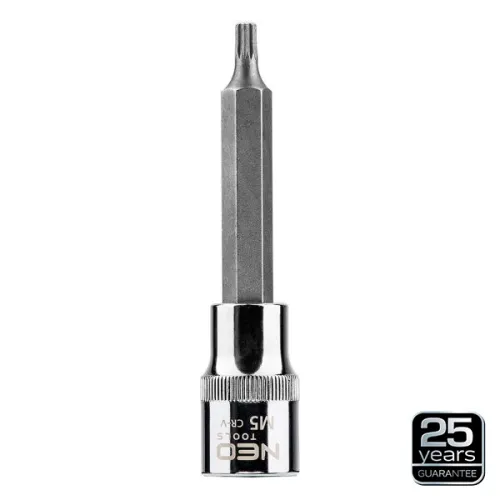 KOŃCÓWKA SPLINE NA NASADCE 1/2, M5 X 100 MM