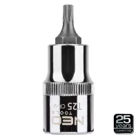 KOŃCÓWKA TORX NA NASADCE 1/2, T25 X 55 MM