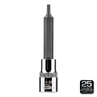KOŃCÓWKA TORX NA NASADCE 1/2, T20 X 100 MM