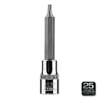 KOŃCÓWKA TORX NA NASADCE 1/2, T25 X 100 MM