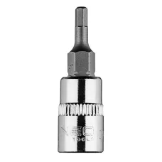 NEO TOOLS 10-310 — KOŃCÓWKA SZEŚCIOKĄTNA H3 NA NASADCE 1/4, KRÓTKA, 37 MM
