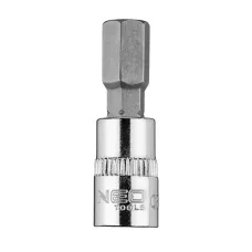 NEO TOOLS 10-315 — KOŃCÓWKA SZEŚCIOKĄTNA H8 NA NASADCE 1/4, KRÓTKA, 37 MM