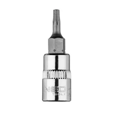 NEO TOOLS 10-322 — KOŃCÓWKA TORX TX10 NA NASADCE 1/4, KRÓTKA, 37 MM